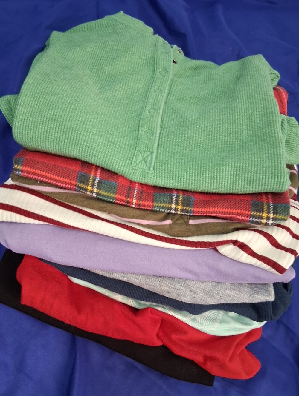 10 Long Sleeve Women Classic T-shirts Mix Brands Size Fit S/M Lot Of 10 Pieces